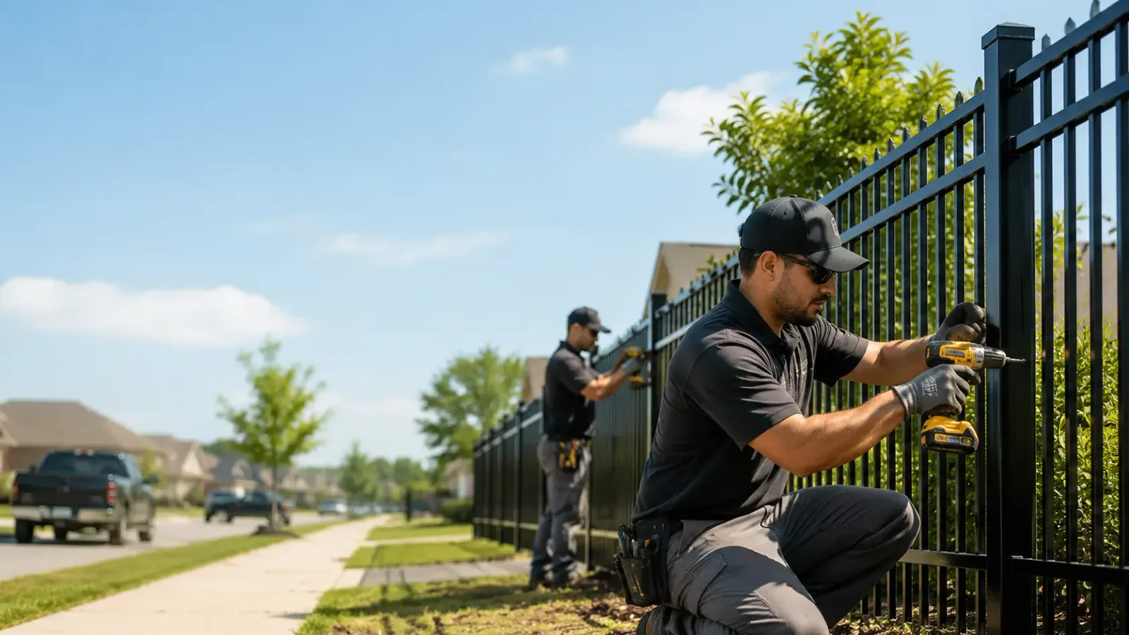 Metal Fence Installation in Hillpoint, WI